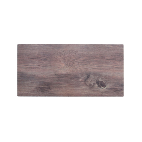 Melamine Meta Riser, 20'' x 10'' x 5/8''H, rectangular, faux walnut wood look finish
