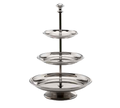 Pastry Stand 8-7/16'' dia. (215mm) x 12-5/8''H (320mm) 3-tier