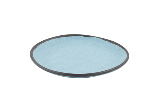 7'' Speckled Grayish Blue Melamine Bread Plate