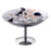 Elevated Round Seafood Stand with Grill   D: 12-1/2''
