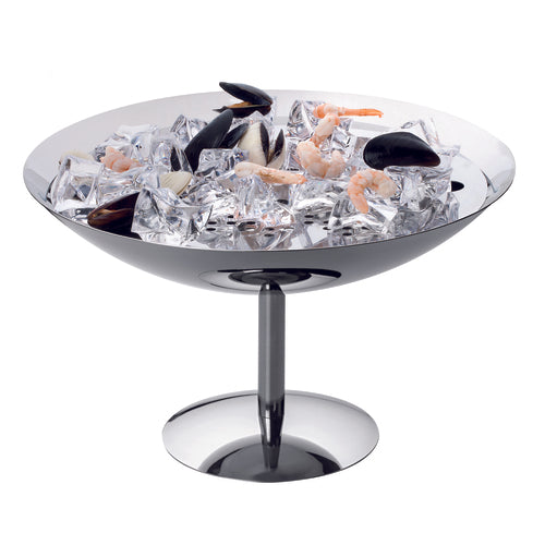 Elevated Round Seafood Stand with Grill   D: 12-1/2''