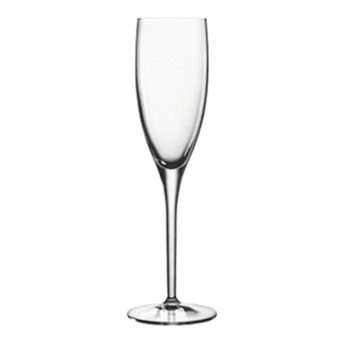 Champagne Flute Glass, 6-3/4 oz., 7-5/8''H, machine-blown,Michelangelo Masterpiece by Luigi Bormioli