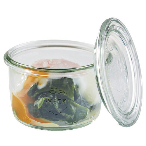 Glass Jar 6.75 oz. 3-1/2'' dia. x 2-3/8''H with lid