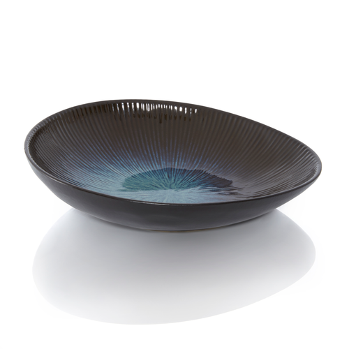 Coupe Bowl, 10.2'' x 9.1'', Oval, ceramic, blue, Deep Ocean, Style Lights by WMF