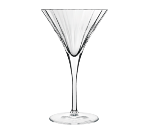 GLASS MARTINI 8.75 OZ 7.25''H FACETED