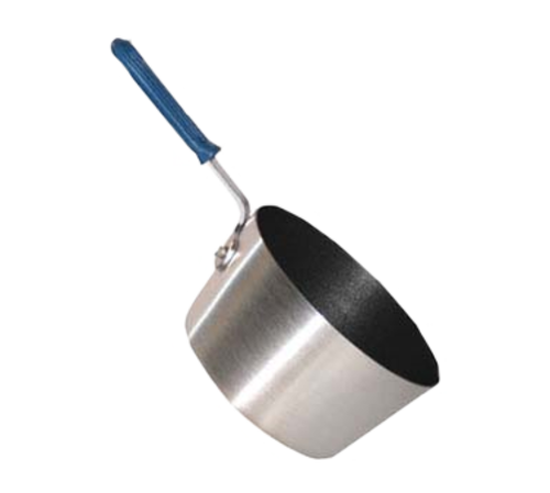 Wear-Ever Tapered Sauce Pan, 4-1/2 quart, 5'' deep, 9-1/4'' top dia., 7-9/16'' bottom dia., 11 gauge aluminum, natural finish exterior, SteelCoat x3 non-stick interior finish, Cool Handle with EverTite riveting, NSF, Made in USA