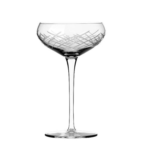 Crosshatch Cocktail Glass  8 oz.