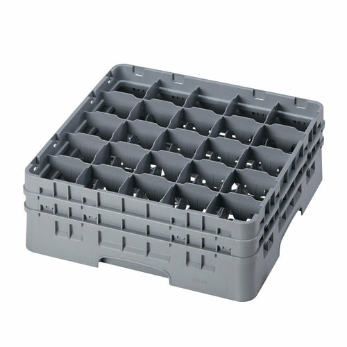 Camrack Glass Rack, With (2) Soft Gray Extenders, Full Size, Low Profile, 19-3/4''X 19-3/4'' X 7-1/4'' Soft Gray