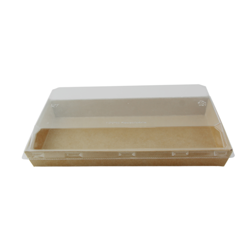 Sushi box with PET lid, 26oz