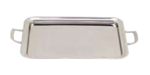 Tray, with handles, 19-1/2'' x 15'', rectangular, 18/10 stainless steel, Arthur Krupp, 663 Series