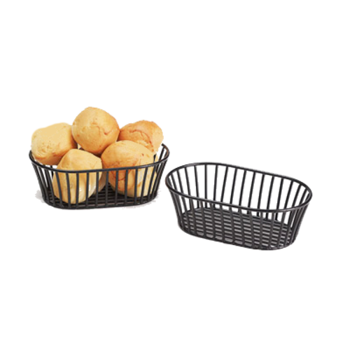 8.5'' x 5.5'' Stackable Tuscan-Style Oblong Wire Basket