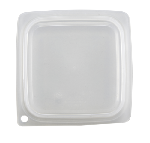 Cover, for 1/2 & 1 qt. FreshPro containers, polyethylene, translucent, NSF