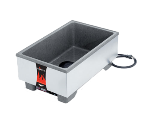 Cayenne Full Size Heat'N Serve Full Size Rethermalizer, brushed stainless Steel 13-3/4''x21-3/4''x9'', 6-5/8'' well depth, 120V