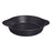 Dish, 7.48''L x 5.9''W x 1.97''H, round, enameled cast iron, matte black, Chasseur