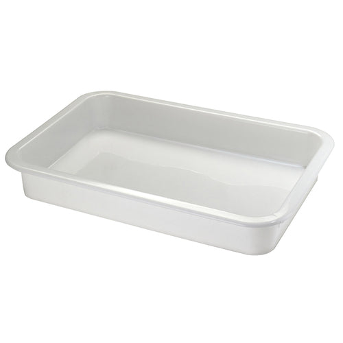 Dough Container, 12-2/3 qt., 23-3/4''L x 15-3/4''W x 3-1/6''H, rectangle, high-density polyethylene, white