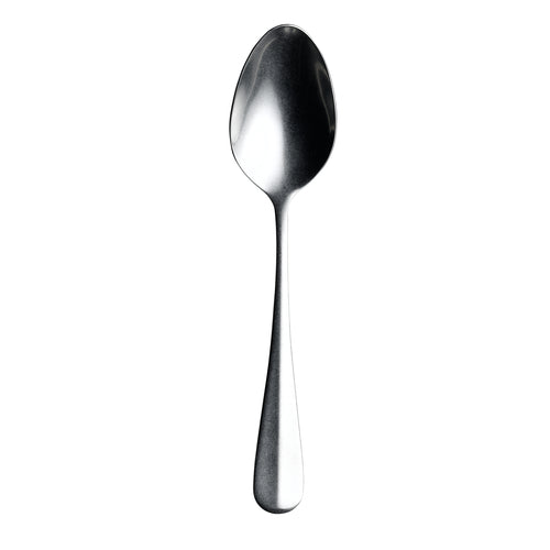 Dessert Spoon, 7-3/8'', 18/10 stainless steel, Sola Switzerland, Baguette Vintage Stonewash