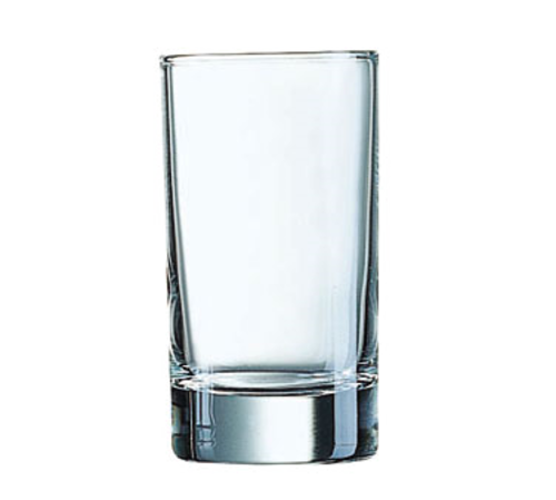 Juice Glass, 5-1/4 oz., glass, Arcoroc, Islande (H 4''; T 2-1/8''; B 2''; M 2-1/8'')
