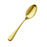 Como Teaspoon, 6-3/8'', 18/10 stainless steel, gold matte