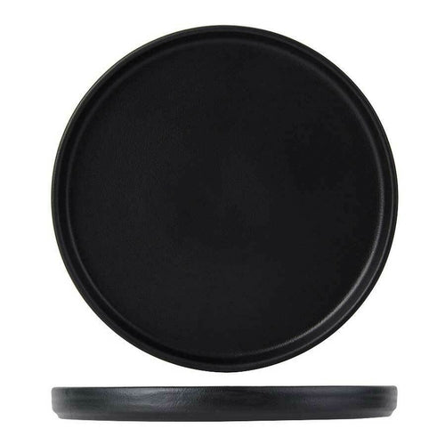 Zion matte black Plate 8-1/4'' dia. x 3/4''H