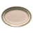 Platter, 8-1/8'' x 5-5/8'', oval, rolled edge, Homer, Green Band
