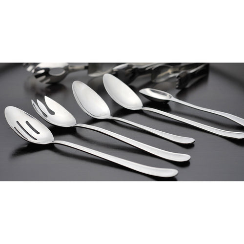 Serving Spoon, 12'', solid, 18/8 stainless steel, mirror finish