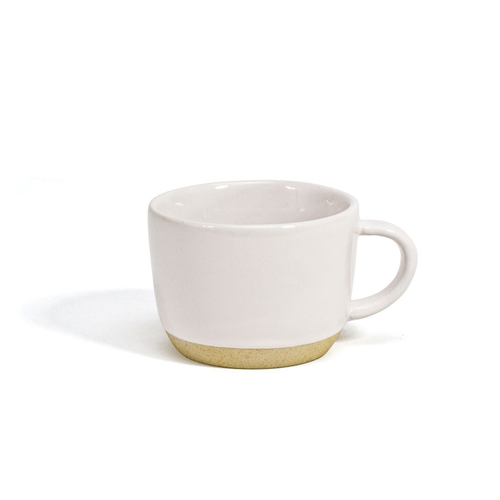 Artefact Cup, 3oz., 2-1/2'' x 3-1/2'' x 2'', with handle, porcelain, white