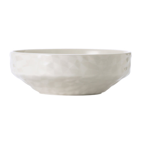 Cereal Bowl, 20 oz., 6'' dia. x 2-1/8''H, 3-1/4'' foot, Status pattern and shape, White Royal Rideau body color