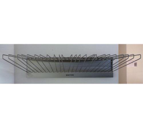 Drying Rack Wall Mount 57-3/4''L X 14''H,(24) 30-1/5'' Long Pivot Bars