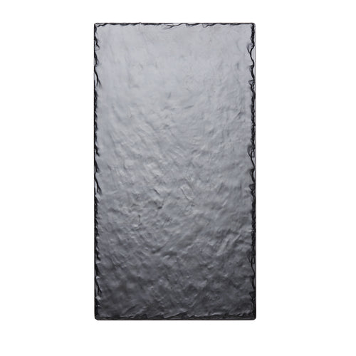 Faux Slate Serving Board, 10''W x 20''D x 1/2''H, rectangular, melamine, black (dishwasher safe)