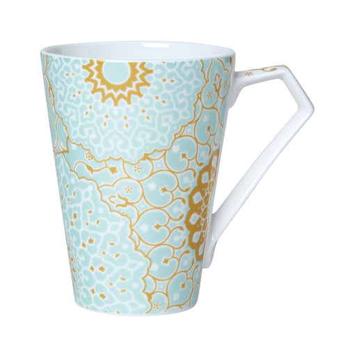 Mug, 11 oz., 4-1/3''H, bone china, William Edwards, Moresque