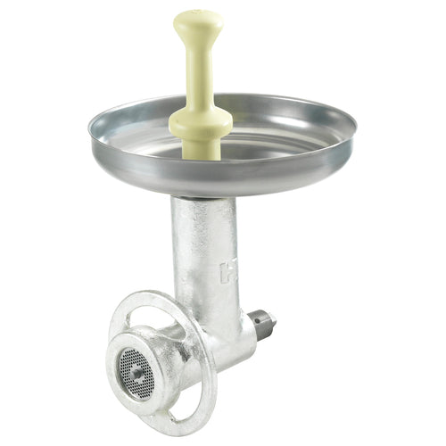Meat Grinder for #12 attachment hub; complete unit includes the tin plated cast iron chop cylinder