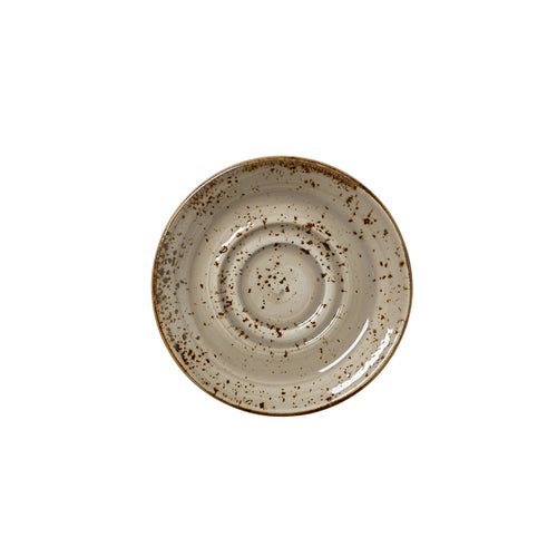 Saucer, 5-3/4'' dia., round, double well, vitrified ceramic, Steelite Performance, Craft Porcini