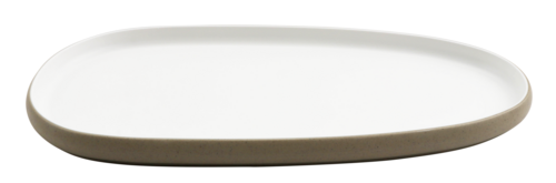Cheforward Hatch Plate, 15.5'', touch of honey interior/sandstone exterior, melamine