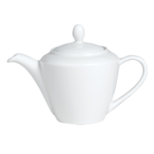 Madison Teapot, 21 oz., Lid 2, fully vitrified ceramic, white, Steelite Performance, Simplicity