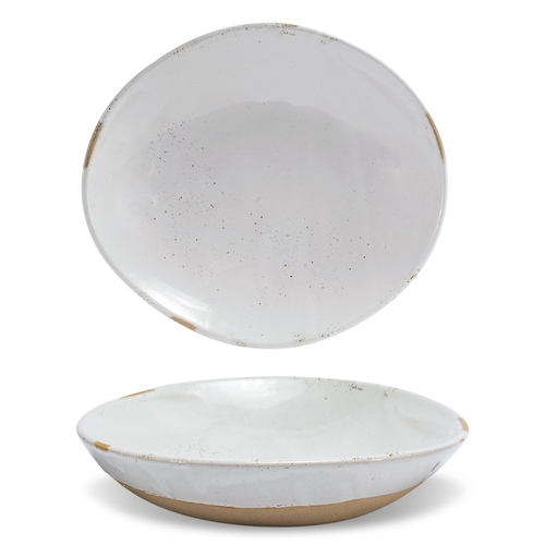 Artefact Low Bowl, 58 oz., 11.25'' dia. X 2''H, round, porcelain, ash