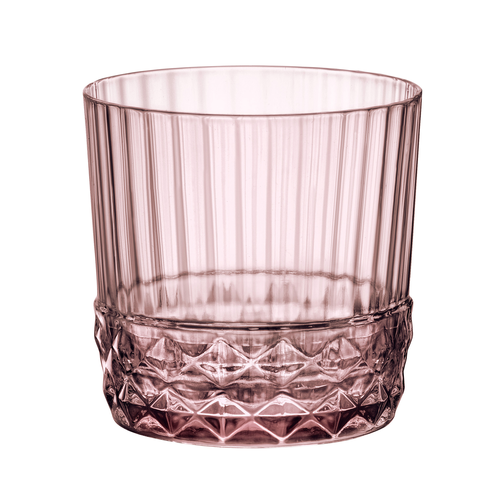 Rocks Glass, 10-1/3 oz., lilac rose, Bormioli Rocco, America 20s
