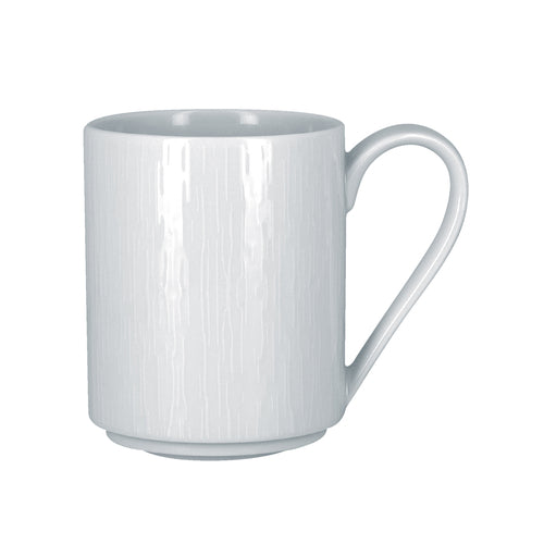 Soul Mug, 12-1/8 oz., with handle, stackable, Polaris porcelain, white