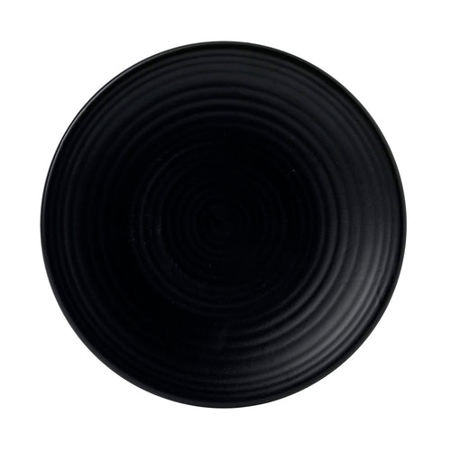 Plate, 8'' dia., round, coupe, rolled edge, ceramic, Dudson, Evo, Jet