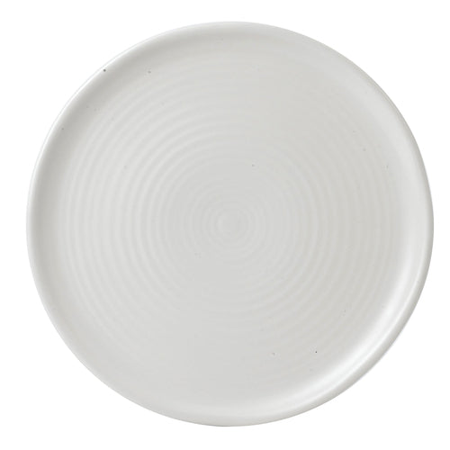 Plate, 10'' dia., round, flat, vitrified, ceramic, glazed finish, Dudson, Evo, Pearl