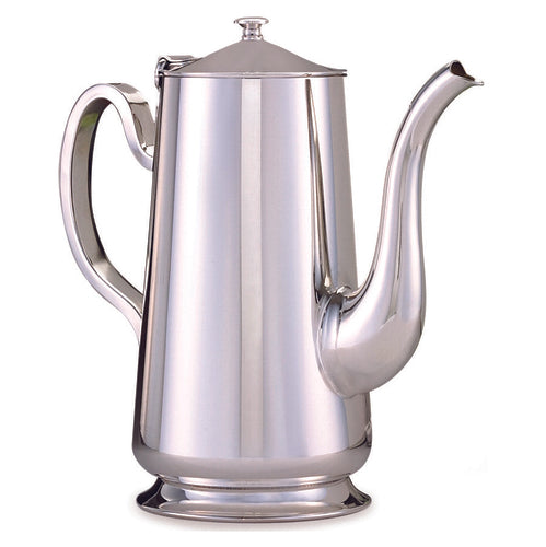 Coffee Pot, 2.0 qt, 10.0''W x 5.0''D x 9.5''H, 18/10 Stainless, DW Haber, Traditional