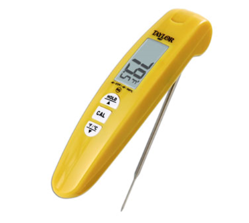 Folding Probe Thermocouple Thermometer Digital 1.5mm Dia.