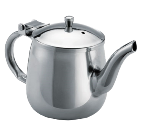 10 oz Gooseneck Teapot, Stainless Steel
