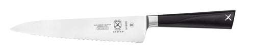 ZuM Utility Knife, 6'', wavy edge, one-piece precision forged, high carbon, no-stain, German steel, ergonomically designed POM handle, NSF
