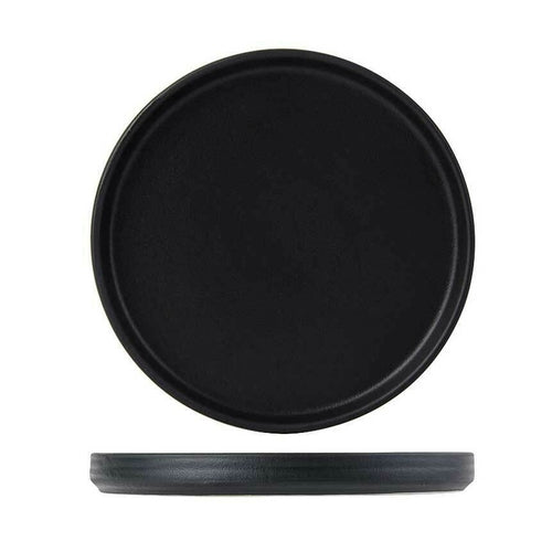 Zion matte black Plate 6-1/2'' dia. x 5/8''H