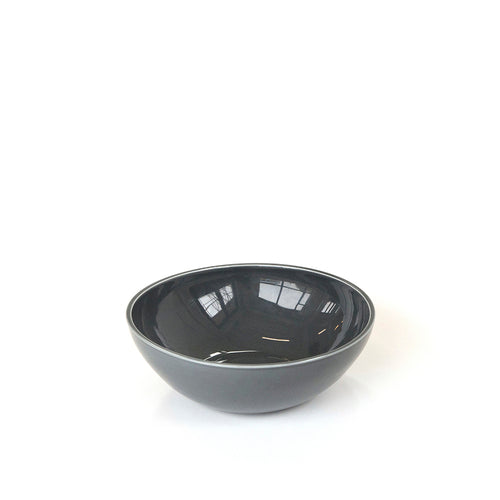 Tilt Bowl, 72-3/5 oz., 9-4/5'' dia. x 3-3/10''H, medium, round, ceramic, dark grey, Gold Stock Tier