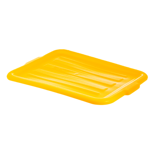 Comfort Curve Universal Lid, for N44010 & N44011, 20''L x 15''W x 1''H, polypropylene, yellow, NSF, Made in USA