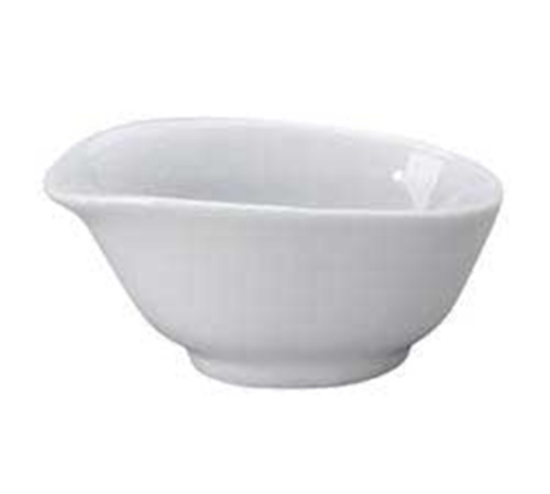 Sauce Boat 3-1/2 oz. with out handle rolled edge