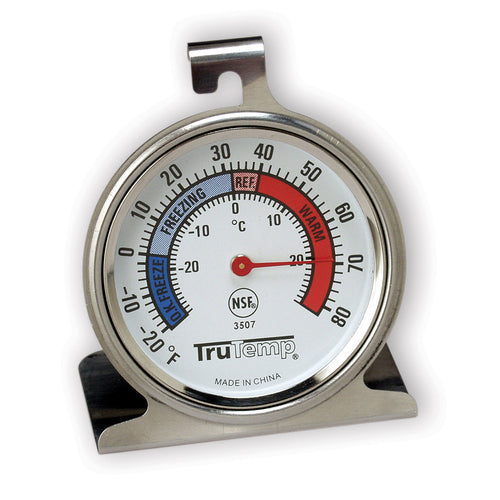 Refrigerator/Freezer Thermometer  -20 to 80F (-30 to 30 C) temperature range