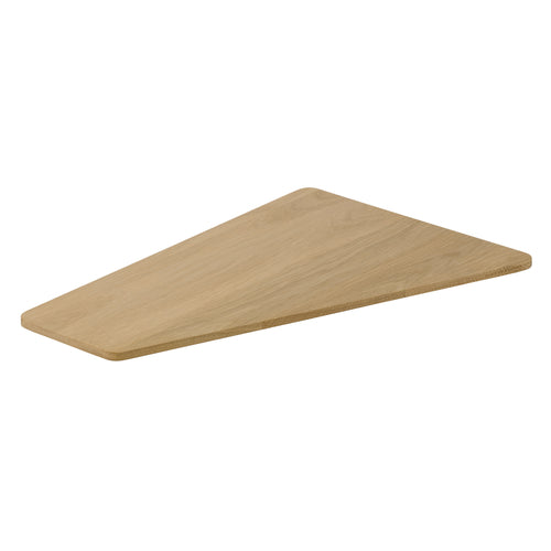 Plate, large, 11''L x 16-1/10''W, melamine with oak wood look, Sequence by Hepp (for platform)