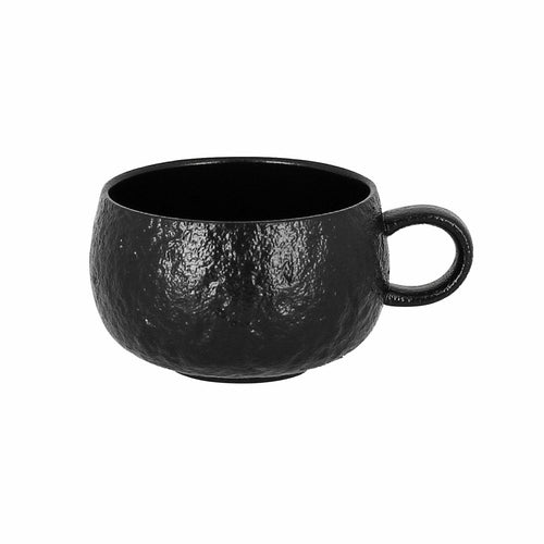 COFFEE CUP, 3.65''D, 2.35''H, 7.8 OZ, BLACK
